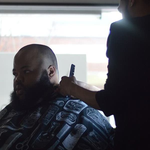 After-hours haircut at TCUTME