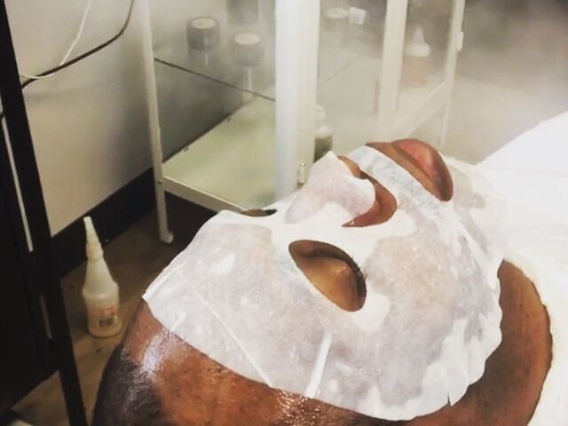 Clarifying steam facial for men at TCUTME Laurel MD