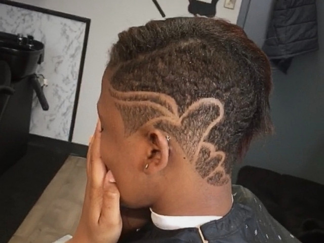 Women's taper cut and neck trim at TCUTME Laurel MD