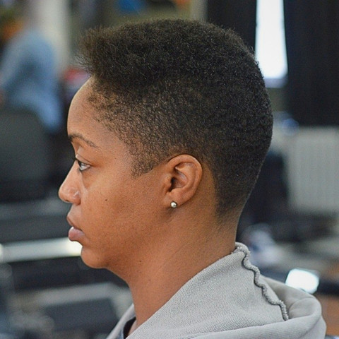 Taper fade with part line side profile